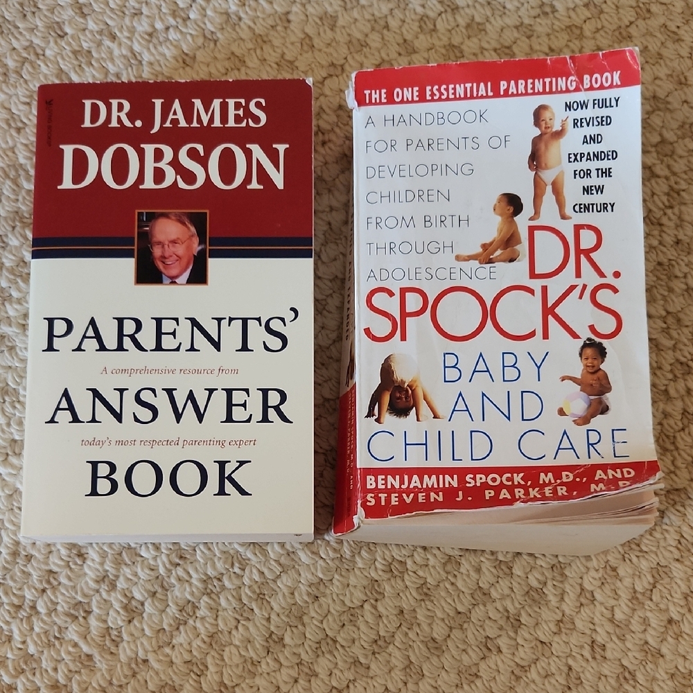 Dr. James Dobson and Dr. Spock Parenting Books